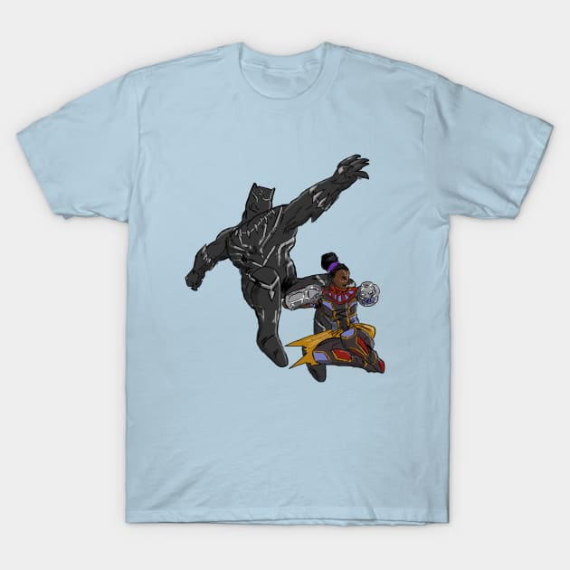 Black Panther Returns T-Shirt by RaphaelComPh